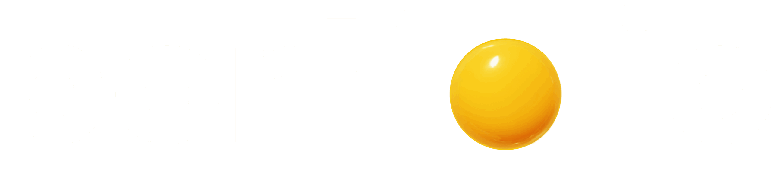 Portfolio logo with a yellow yolk